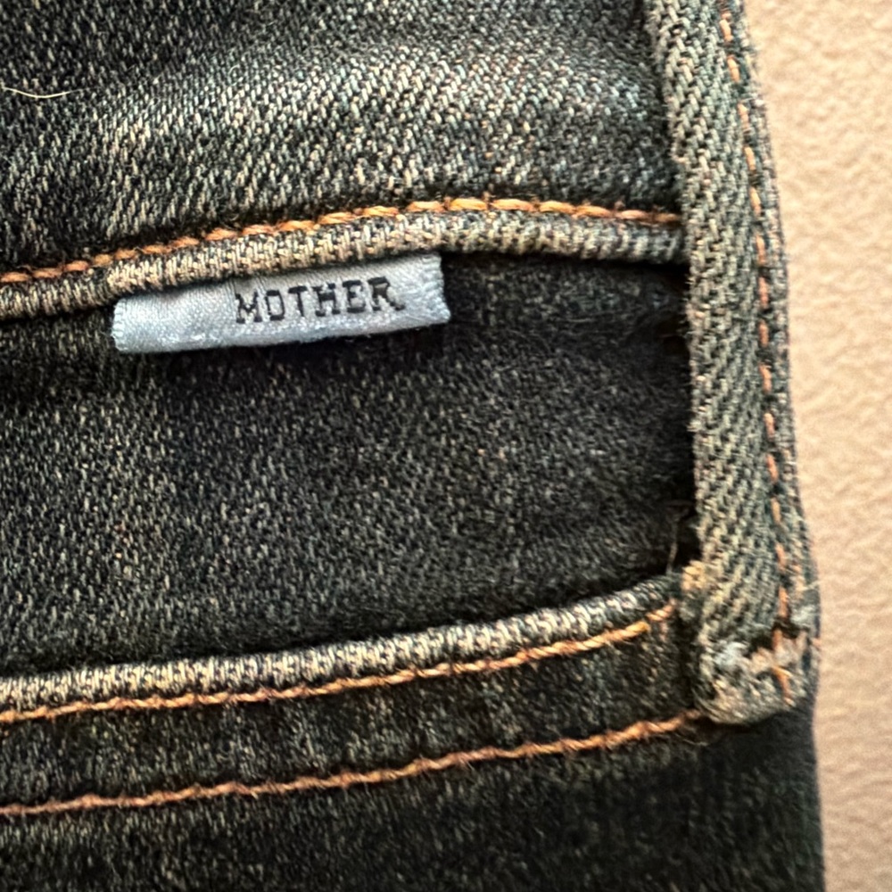 Mother "The Pixie Dropout" Button Fly Distressed … - image 10